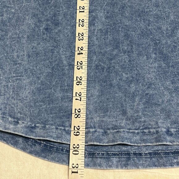 Spirit Jersey Hawaii Aloha Rainbow Blue Acid Wash Long Sleeve Shirt Adult L USA - Picture 8 of 8